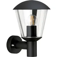 Albert Wandleuchte in Schwarz E27 IP54 300mm