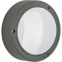 Albert LED Wandleuchte in Anthrazit und Weiß 10W 900lm IP65 180mm