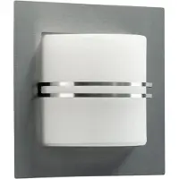 Albert 696058 Wandleuchte Typ Nr. 6058 - Edelstahl, für 1 x Lampe, E27