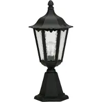 Albert 660541 Sockelleuchte Typ Nr. 0541 - Farbe: schwarz, für 1 x Lampe, E27