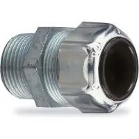 ABB 2587 Gerade Metall-Kabelverschr. für Kabel? 44.5-49.9mm, Gewinde NPT 2 1/2 Zoll, IP65 7TBD105250R0033 - 5 Stück