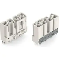 Wago 770-834 Stecker für Leiterplatten,gerade,4-polig,weiß 770834 - 50 Stück