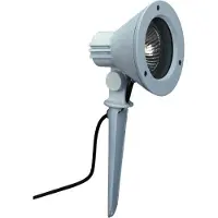 Albert 682156 Spießstrahler Typ Nr. 2156 - Farbe: weiß, für 1 x Lampe, E27