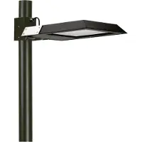 Albert 660880 Vario-Mastaufsatzleuchte Typ Nr. 0880 - Optik Straßen leuchte - Farbe: schwarz, 1-fl., mit 1 x LED 56, 6 W