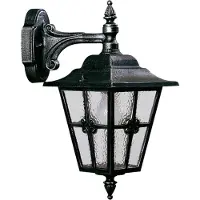 Albert 601805 Wandleuchte Typ Nr. 1805 - Farbe: schwarz-Silber, für 1 x Lampe, E27