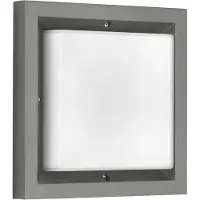 Albert LED Wandleuchte in Anthrazit und Weiß 12W 1200lm IP54 eckig
