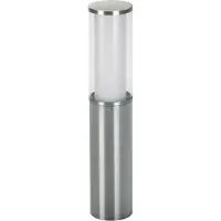 Albert 690546 Sockelleuchte Typ Nr. 0546 - Edelstahl, für 1 x Lampe max. 20 W, E27, 2 Ersatzgläser: 90260370+90210309