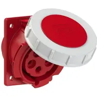 Pce 4252-6f78 CEE-Anbausteckdose schräg (80x97mm) 32A 5p 6h IP67 42526f78