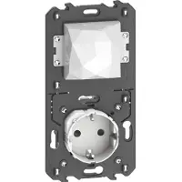 Legrand KW4501C LivingNow Gateway with Netatmo mit Steckdose und Master-Switch, Farbe White