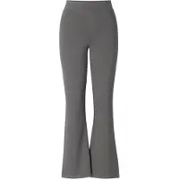 Base Level Curvy Treggings "Allie", Damen, Gr. 48, N-Gr, dunkelgrau, Web, Obermaterial: 65% Viskose, 30% Nylon, 5% Elasthan, unifarben, figurbetont lang, Hosen Treggings, Aktuelle Boocut-Form
