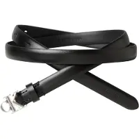 Calvin Klein Ck Buckle 15mm Fixed Belt Black/old Silver Größe: 100 | Gürtel Outlet | Damen | Grau