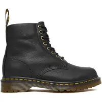 Dr. Martens Herren Schnürboots Stiefeletten Combat Boots Schwarz Glattleder Größe: 43
