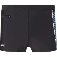 Jan Vanderstorm Badeshorts "Badehose MALICK", Herren, Gr. 3XL, weit, schwarz, Obermaterial: 80% Polyamid ECONYL PA ECONYL. 20% Elasthan EL., Badehosen Badeshorts