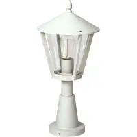 Albert 680529 Sockelleuchte Typ Nr. 0529 - Farbe: weiß, für 1 x Lampe, E27