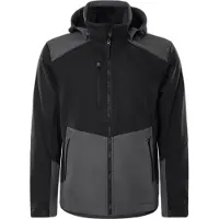 Fristads Softshell-Winterjacke 4060 CFJ - 4XL / Schwarz/Grau