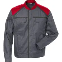 Fristads Jacke 4555 STFP - 2XL / Grau/Rot