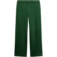 Superdry für Damen. W7010931A Gerade Jogginghose mit grünem Washed-Effekt (XL), Lässig, Baumwolle