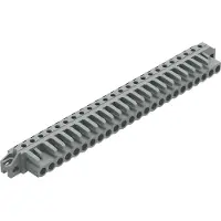 Wago 232-254/031-000 THT-Federleiste,abgewinkelt,Rastermaß 5 mm,grau 232254031000 - 10 Stück