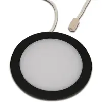 Hera LED-Möbeleinbauleuchte FAR 68, schwarz, 4W, 3.000K