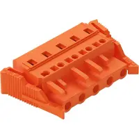 Wago 231-705/037-000 1-Leiter-Federleiste,CAGE CLAMP,2,5 mm2,orange 231705037000 - 50 Stück