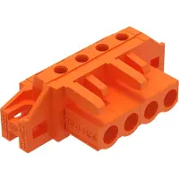 Wago 232-264/031-000 THT-Federleiste,abgewinkelt,Rastermaß 5,08 mm,orange 232264031000 - 50 Stück