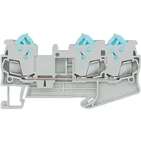 Siemens 8WH30030AE00 Durchgangsklemme mit Schnellanschluss, 3 Anschlussstellen - 50 Stück