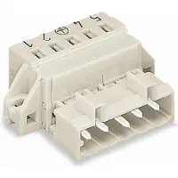 Wago 721-615/019-000 1-Leiter-Stiftleiste,CAGE CLAMP,2,5 mm2,lichtgrau 721615019000 - 25 Stück