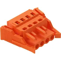 Wago 231-304/037-000 1-Leiter-Federleiste,CAGE CLAMP,2,5 mm2,orange 231304037000 - 50 Stück