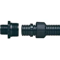 ABB AR54/M50/A/BL Adaptalok Verschraubung gerade Typ A Außenewinde mit Gegenmutter IP40 M50 7TCA296000R1475 AR54M50ABL - 2 Stück