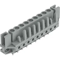 Wago 232-139/047-000 THT-Federleiste,gerade,Rastermaß 5 mm,grau 232139047000 - 25 Stück