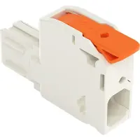 Wago 832-1101/011-000 1-Leiter-Federleiste,Hebel,Push-in CAGE CLAMP,lichtgrau 8321101011000 - 24 Stück