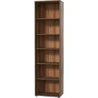 Forte Regal "Tempra, Mehrzweckregal schmal, Höhe 197,5 cm, 5 Ablageböden", braun (old, wood vintage), B:54cm H:197,5cm T:34,8cm, Holzwerkstoff, Regale, Regal, Höhe ca. 197,5 cm