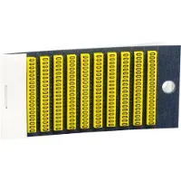 Schneider Electric Electric AR1MC011 Linergy-TR Aderendhülsen, Bezeichnungsschild, aufrastbar,mit der Ziffer 1,gemäß Farbcode nach NF C 93-011,(200Stück) - 200 Stück