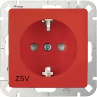 Kopp 920622006 HK05 - Schutzkontakt-Steckdose, Aufdruck ”ZSV”, Farbe: orange
