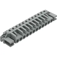 Wago 232-242/047-000 THT-Federleiste,abgewinkelt,Rastermaß 5 mm,grau 232242047000 - 25 Stück