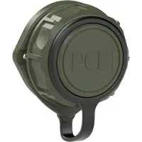 Pce PC Electric 20351-9u Schutzkontaktkupplung PA6, ABS, PC 250V Bronze-Grün (matt) IP66, IP68