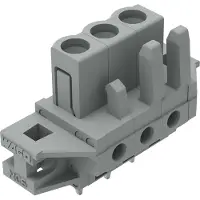 Wago 232-133/031-000 THT-Federleiste,gerade,Rastermaß 5 mm,grau 232133031000 - 50 Stück