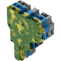 Wago 769-123/000-039 2-Leiter-Federleiste,CAGE CLAMP,4 mm2,grau/blau/grün-gelb 769123000039 - 25 Stück
