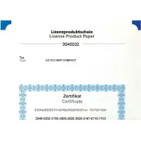 Eaton 142581 Lizenz, PLC COMPACT für XV-1...-B... und XV-1...-D... LIC-PLC-MXP-COMPACT