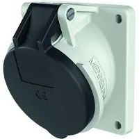 MENNEKES 3114 Anbaudose schraeg, 32A4p 7h500V, IP44