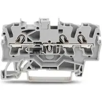 Wago 2002-1311/1000-410 Bauelementklemme,3 Leiter,mit Diode 1N4007,grau 200213111000410 - 100 Stück