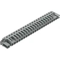 Wago 232-251/047-000 THT-Federleiste,abgewinkelt,Rastermaß 5 mm,grau 232251047000 - 10 Stück