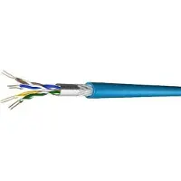 Draka Patchkabel UC300 HS26, Cat. 5e, SF/UTP, halogenfrei, blau, 100 m Ring
