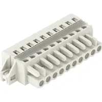 Wago 721-110/027-000 1-Leiter-Federleiste,CAGE CLAMP,2,5 mm2,lichtgrau 721110027000 - 25 Stück