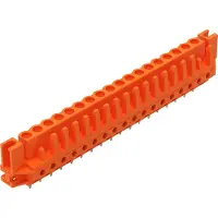 Wago 232-178/047-000 THT-Federleiste,gerade,Rastermaß 5,08 mm,orange 232178047000 - 10 Stück