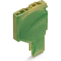 Wago 2020-267 2-Leiter-Federleisten-Anfangsmodul,Push-in CAGE CLAMP,1,5 mm2,grün-gelb 2020267 - 250 Stück