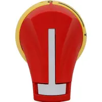 Eaton Power Quality Eaton H4X-05R Handgriff Hndl,1,3R,4,4X,12 RedPstl H4X05R