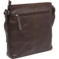 The Chesterfield Brand Leder Umhängetasche Lunton Shoulder Bag Brown dunkelbraun