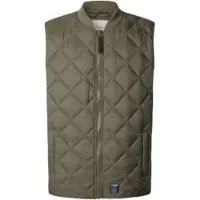 Pepe Jeans für Herren. PM4027184 Weste Jenry grün (S), Lässig, Polyamid