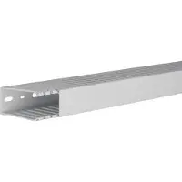 Hager HNG75037 Verdrahtungskanal halogenfrei V0-PC/ABS HNG 75x37mm lichtgrau - 2 Meter